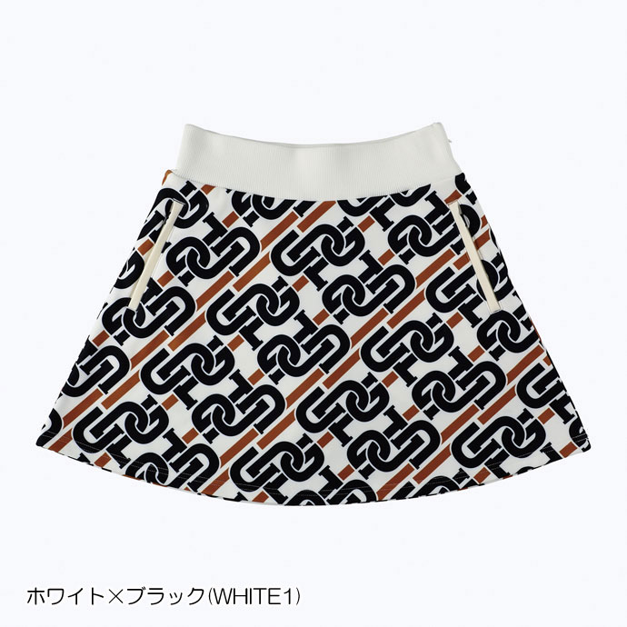 【新品】CPG GOLF CHAIN LOGO GRAPHICAL SKIRT CPG チェーンロゴグラフィカルスカート 110623208 レディース | Lieto
