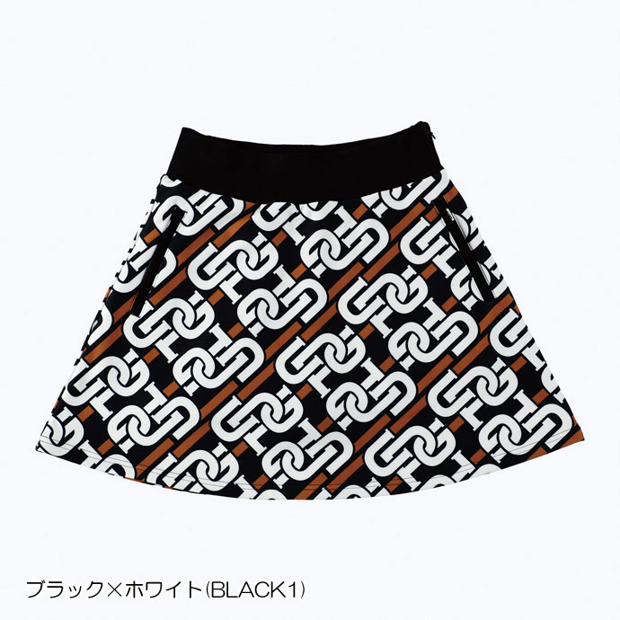 レディース CPG ゴルフウェア スカート チェーンロゴグラフィカル