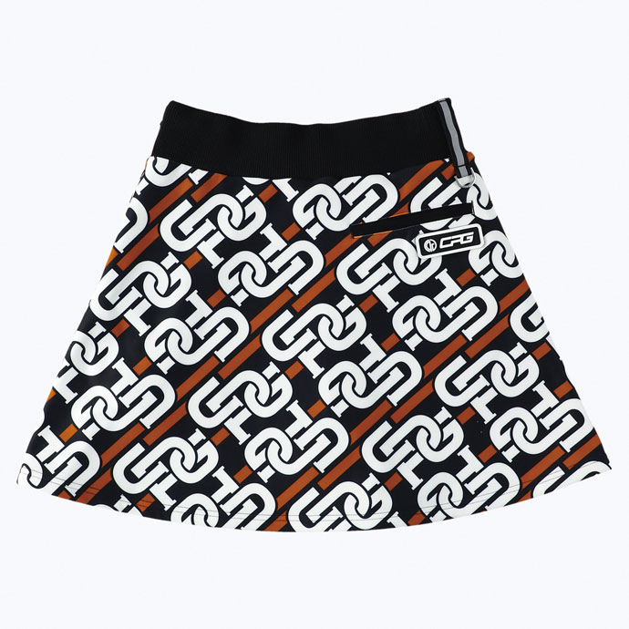 CPG GOLF♡チェーンロゴミニスカート レディース CPG ゴルフウェア スカート チェーンロゴグラフィカル