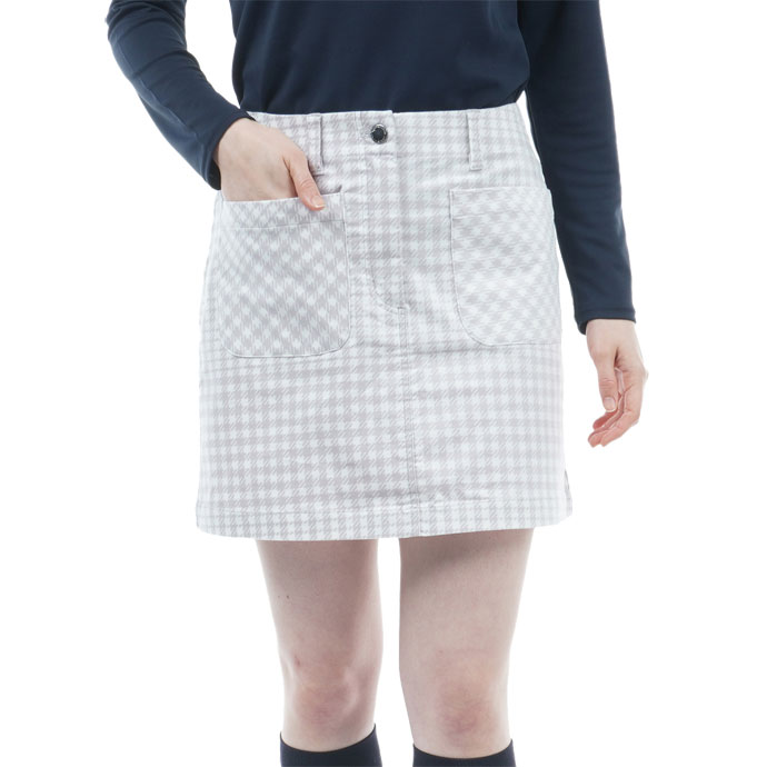 レディース トミーヒルフィガー ゴルフウェア スカート 千鳥チェック柄