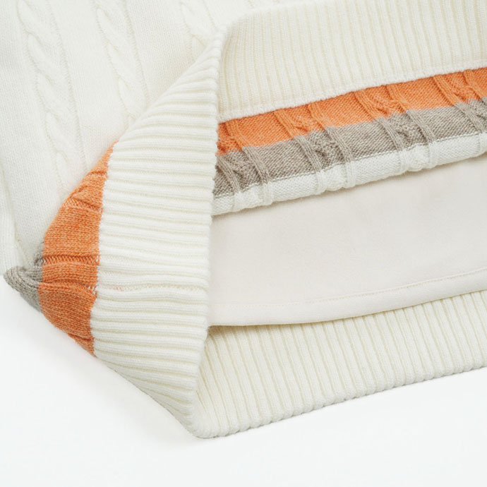 レディース トミーヒルフィガー ゴルフウェア スカート ケーブルニット