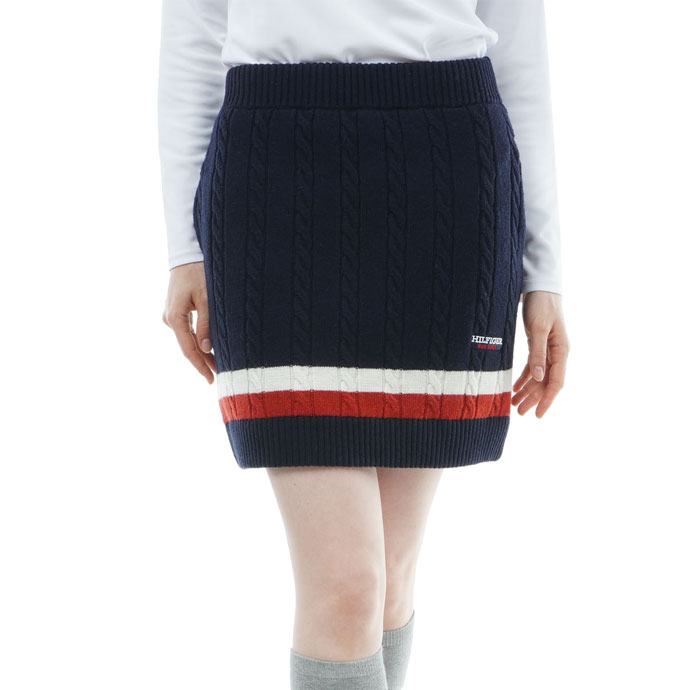 トミーヒルフィガー ケーブルニットスカート THLA369 | Lieto by