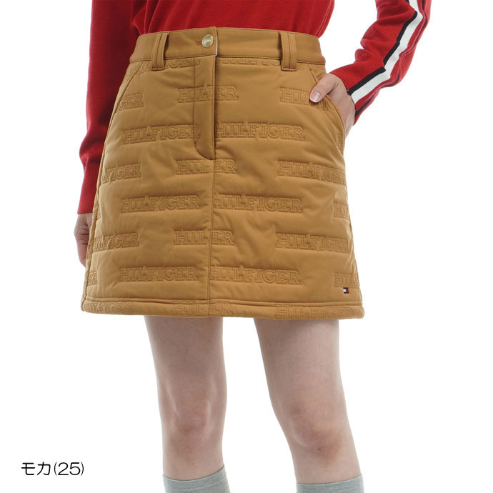 トミーヒルフィガー ロゴキルトパテッドスカ－ト THLA474 レディース