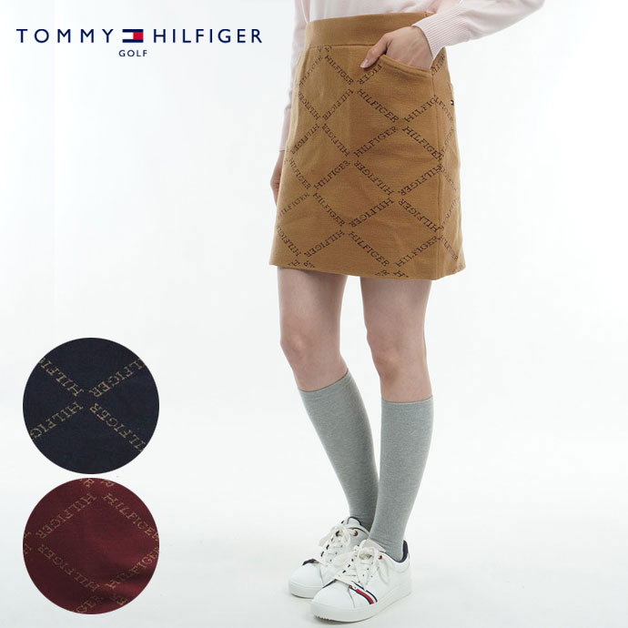 レディース トミーヒルフィガー ゴルフウェア スカート モノグラム