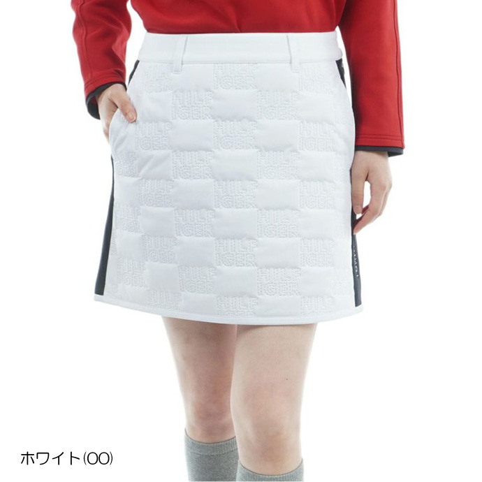 トミーヒルフィガー ゴルフウェア スカート ロゴキルト