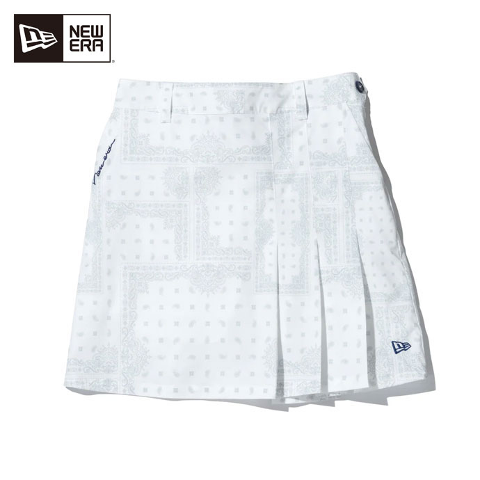 New Era バンダナ柄 ホワイトスカート Lサイズ New Era バンダナ柄