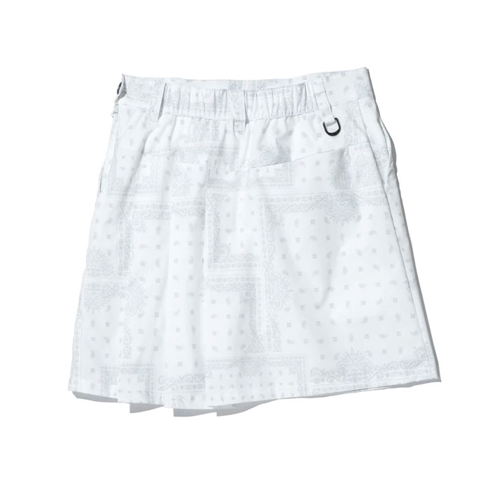 新品未使用‼️1~2日発送‼️ NEW ERA バンダナ柄 ホワイトスカート レディース ニューエラ ゴルフウェア スカート Pleats Skirt