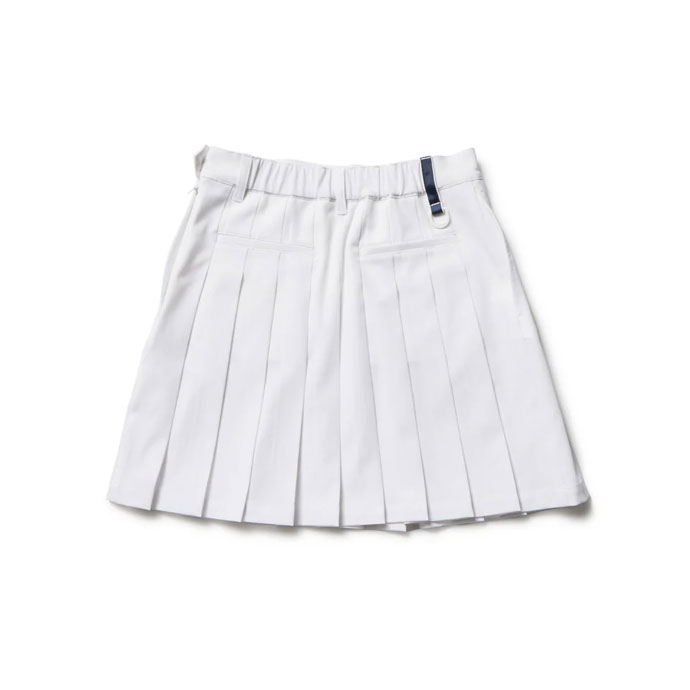 ニューエラ ゴルフウェア スカート PLEATS SK VERTICAL LOGO WHI