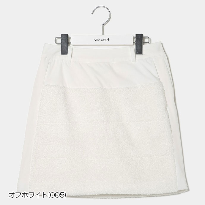 ビバハート ストレッチボア中綿スカート 01272140 レディース