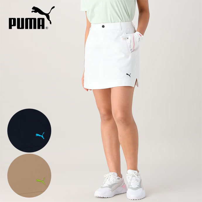 新品 定価21000 PUMA ゴルフ スカート ホワイト