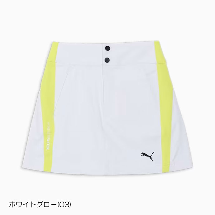 レディース プーマ ゴルフウェア スカート ストレッチウィンドサイド