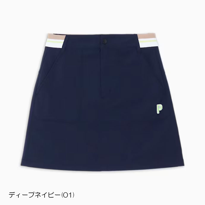 レディース プーマ ゴルフウェア スカート ストレッチPUMAポケロゴ