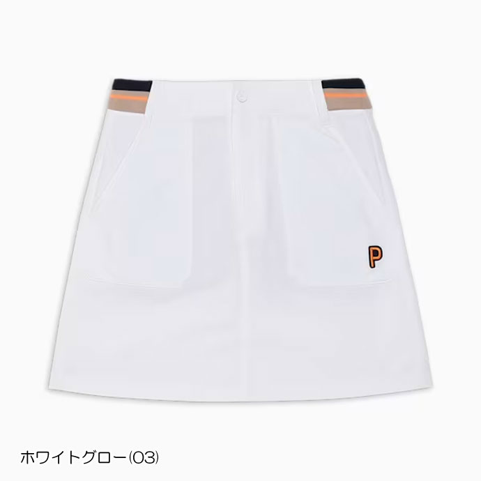 レディース プーマ ゴルフウェア スカート ストレッチPUMAポケロゴ