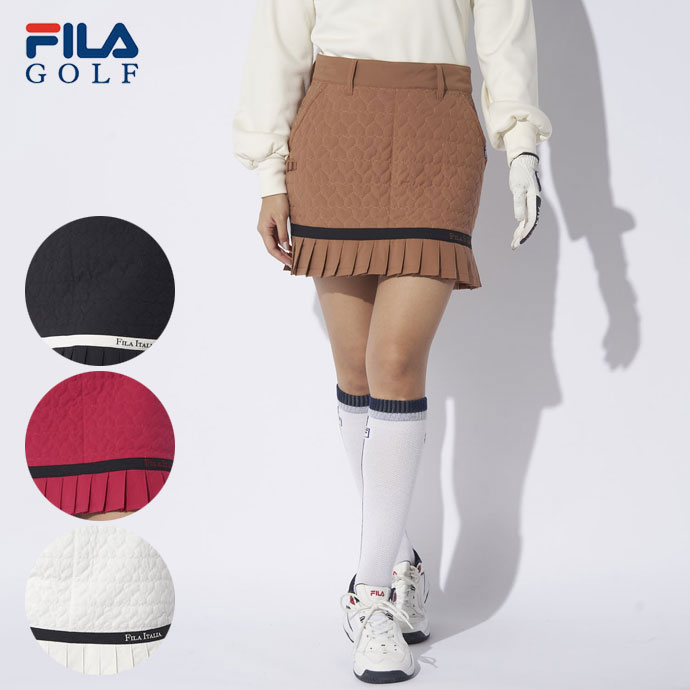 FILA 中綿スコートリバーシブル　Lサイズ FILA 中綿スコートリバーシブル Lサイズ フィラ ゴルフウェア スカート