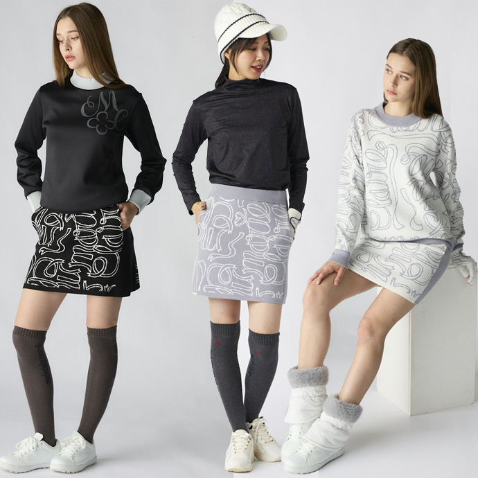 レディース マリクレール ゴルフウェア スカート ニットスカート
