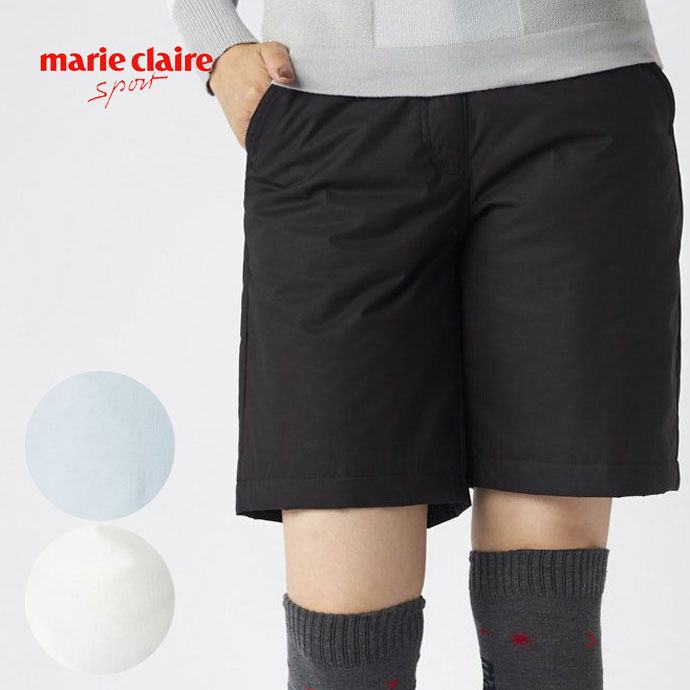 レディース マリクレール ゴルフウェア スカート 薄中綿キュロット