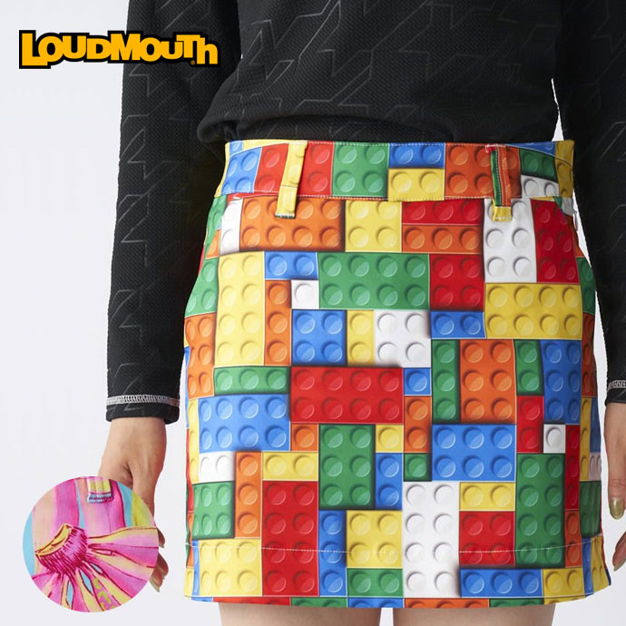 レディース ラウドマウス ゴルフウェア スカート 柄スカート 775350446