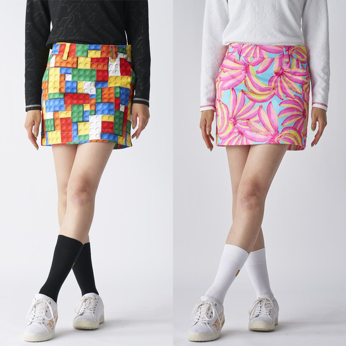 レディース ラウドマウス ゴルフウェア スカート 柄スカート 775350445