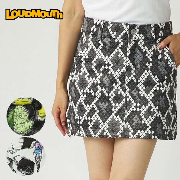 レディース ラウドマウス ゴルフウェア スカート ボンディングスカート