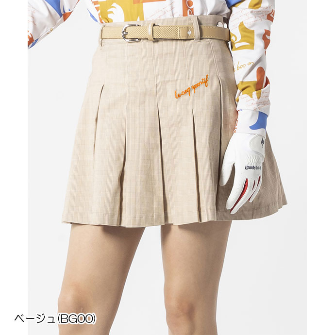 ルコック チェックプリーツスカート LG4FSK02L レディース | Lieto by