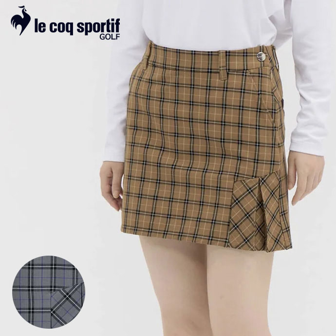ルコック ゴルフウェア スカート チェック柄スカート LG5FSK02L