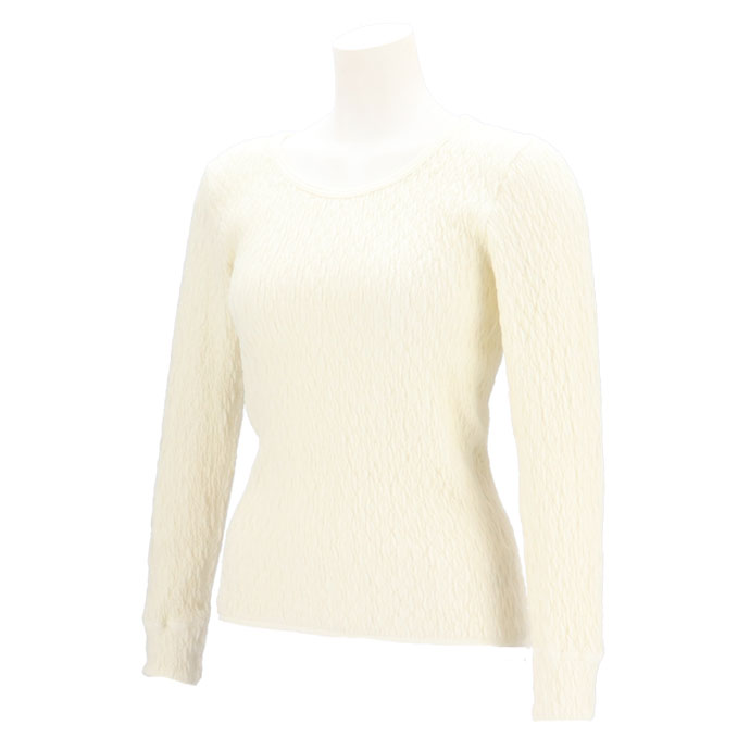 アクセル ひだまり長袖クルーネックアンダーウェア AXUW242HML