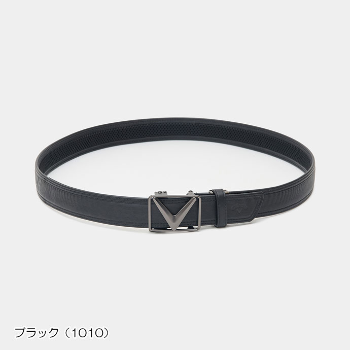 メンズ キャロウェイ 裏メッシュ ストレッチ セレーションベルト