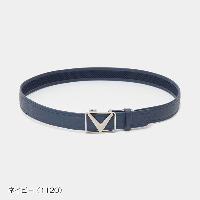 メンズ キャロウェイ 裏メッシュ ストレッチ セレーションベルト