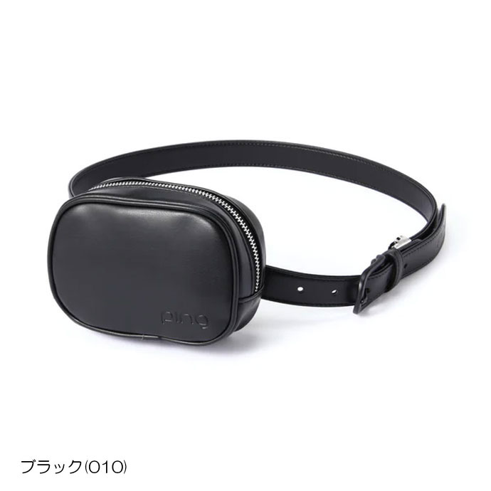 レディース ピン ゴルフウェア ベルト ポーチ付きベルト 6225282802