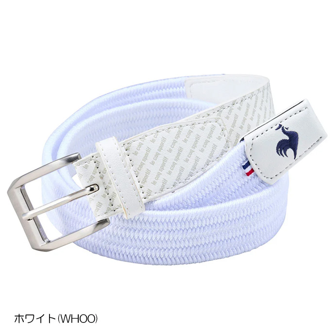 メンズ ルコック ゴルフウェア ベルト ストレッチゴムメッシュベルト