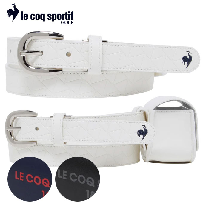 レディース ルコック ゴルフウェア ベルト ポーチ付きベルト LG5FBL00L