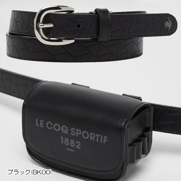 レディース ルコック ゴルフウェア ベルト ポーチ付きベルト LG5FBL00L