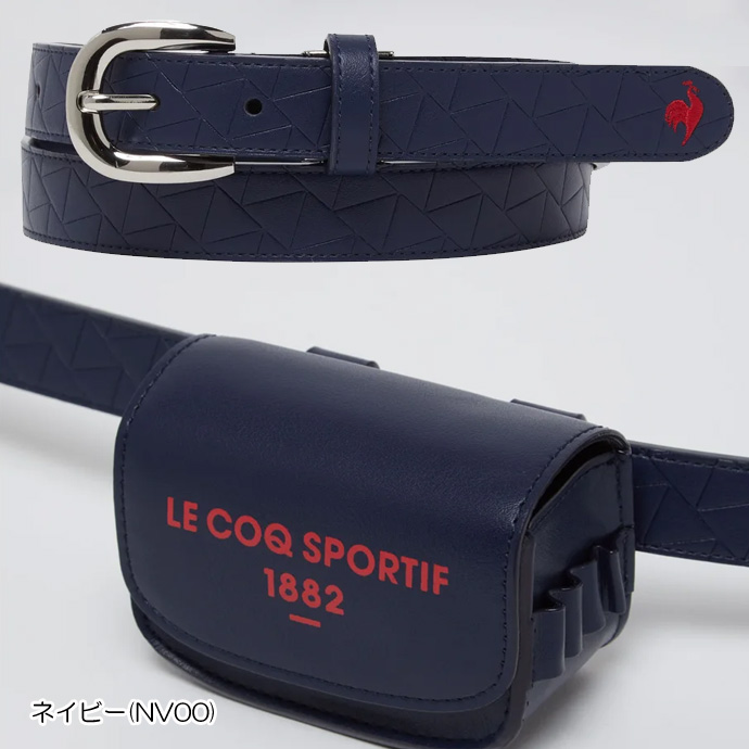 レディース ルコック ゴルフウェア ベルト ポーチ付きベルト LG5FBL00L