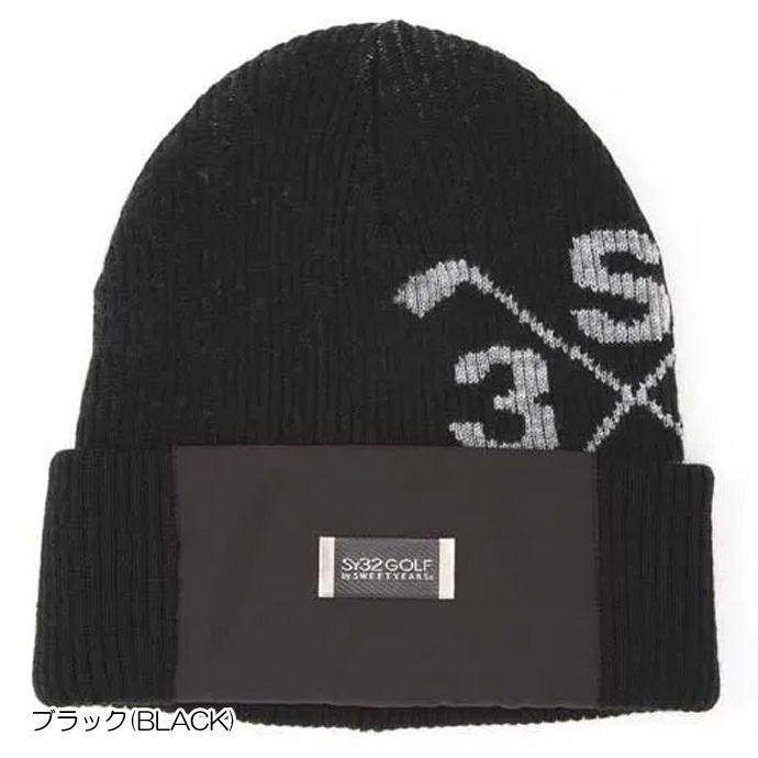メンズ SY32 ゴルフウェア キャップ LOGO KNIT CAP SYG25A911 男性