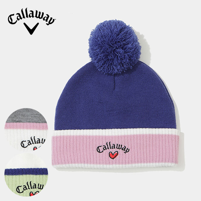 キャロウェイ LOVECALLAWAYニットビーニー C22291218 レディース