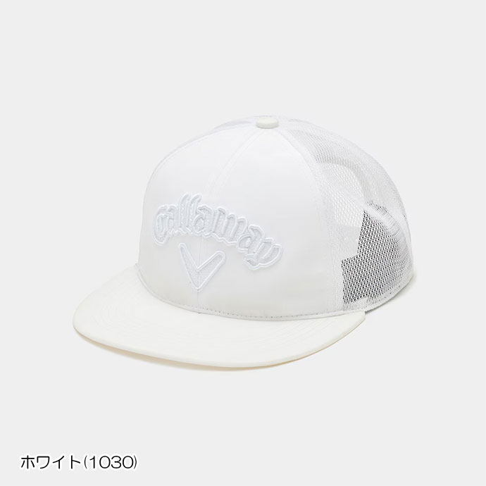 メンズ キャロウェイ ゴルフウェア キャップ フラットメッシュキャップ