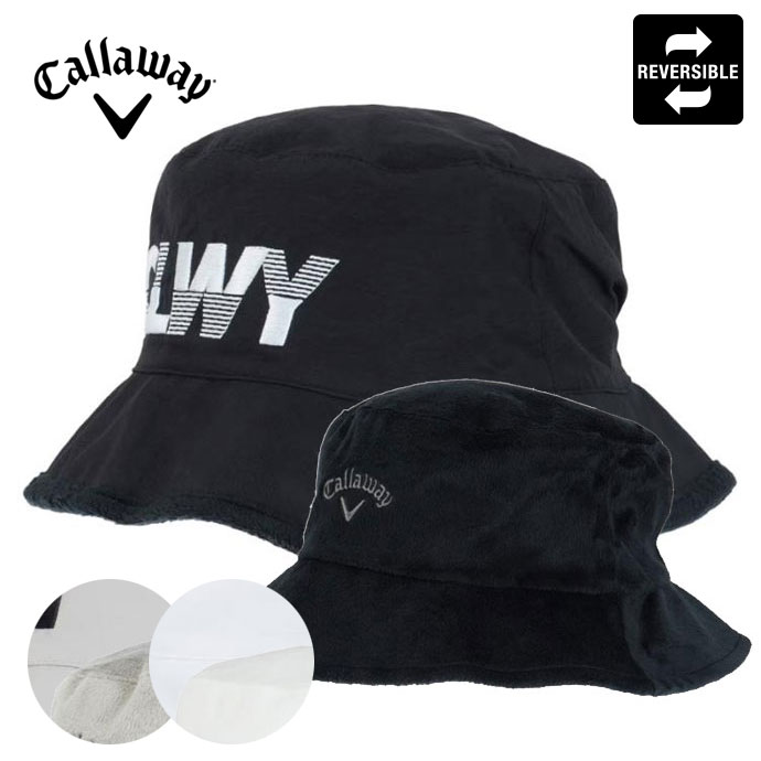 メンズ キャロウェイ ゴルフウェア キャップ リバーシブルバケット