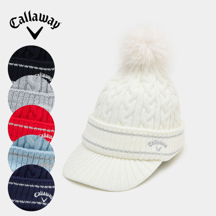 レディース キャロウェイ ゴルフウェア キャップ ビーニー C25291218