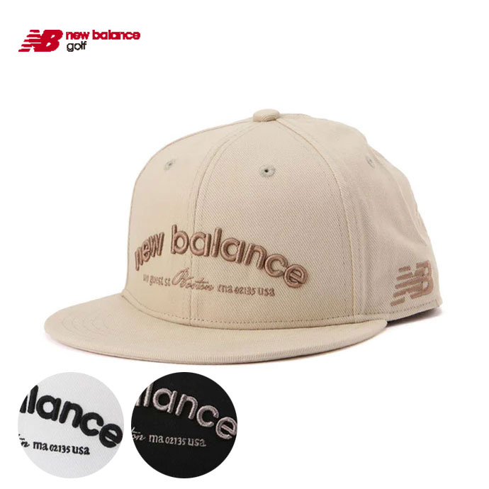 メンズ ニューバランス ゴルフウェア キャップ FLAT BRIM CAP 5287007
