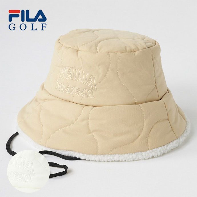 レディース フィラ ゴルフウェア キャップ 中綿バケットハット 795911