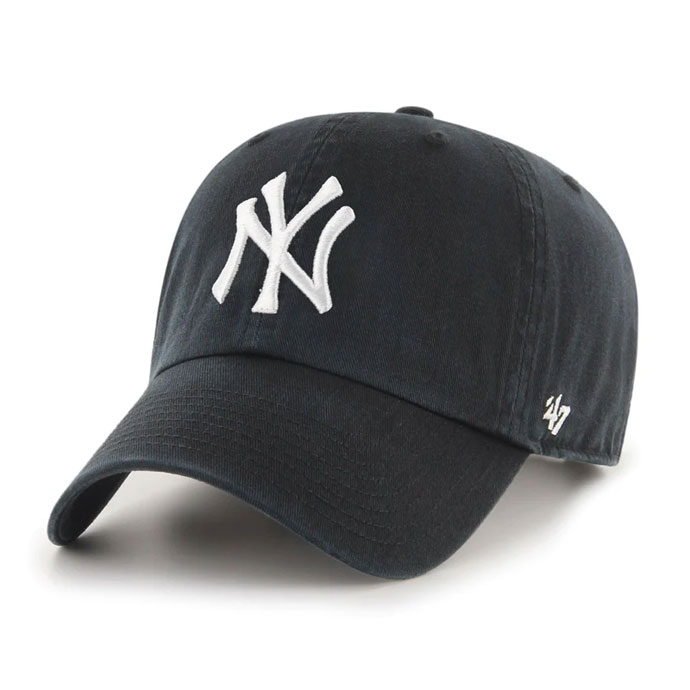 メンズ 47 ゴルフウェア キャップ 47 CLEAN UP YANKEES BLACK
