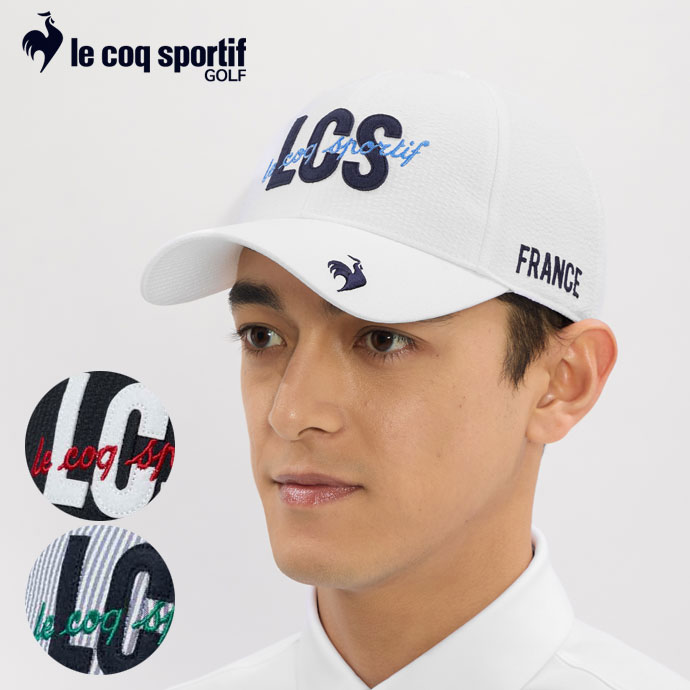 メンズ ルコック ストライプ柄キャップ LG6SCP01M 男性用 春 夏 26SS