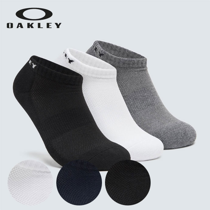 ぷりてぃーさん専用 メンズ オークリー ゴルフウェア ソックス 3P No Show Socks 93251