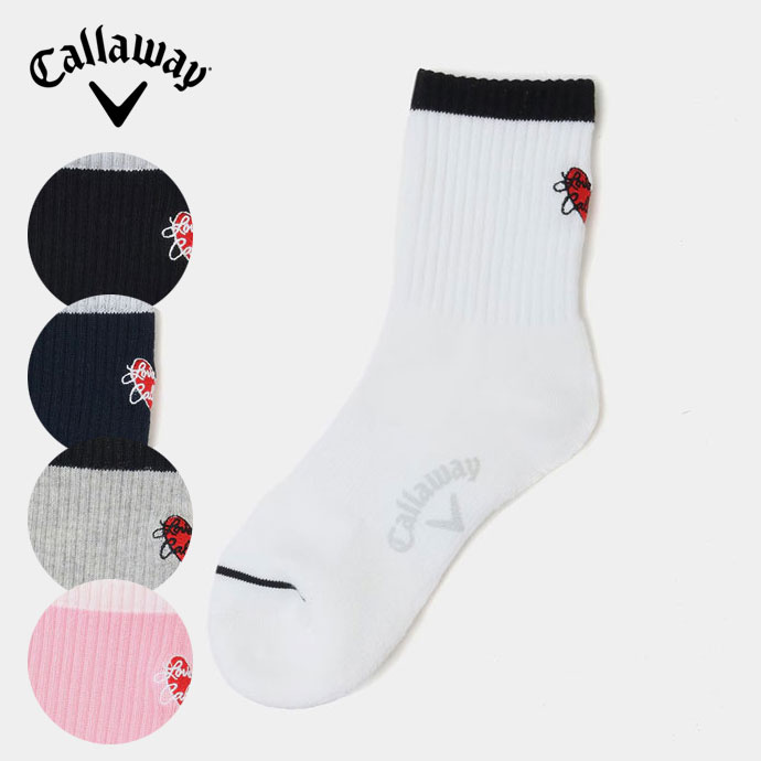 キャロウェイ ゴルフウェア ソックス Love Callawayショートソックス