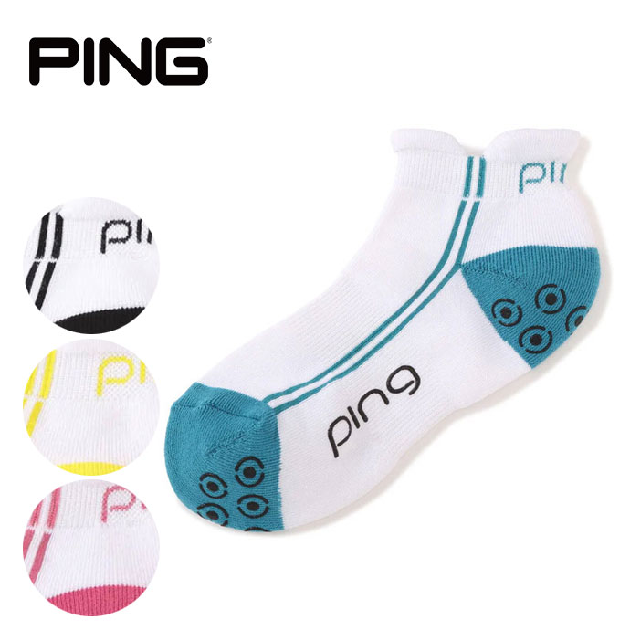 レディース ピン pingラインアンクルソックス 6226186102 女性用 春 夏