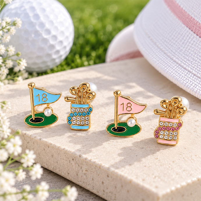 CHiKO（チコ） ゴルフ×パール ピアス ゴルフアクセサリー レディース