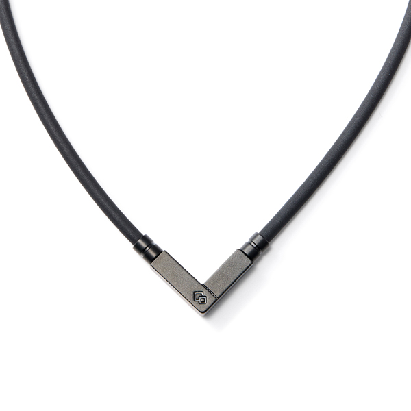 コラントッテtaoネックレス　シルバー×ブラック　トップのみ　※値下げ交渉⭕️ コラントッテ ネックレス TAO ARC（タオ アーク）| 磁気ネックレス