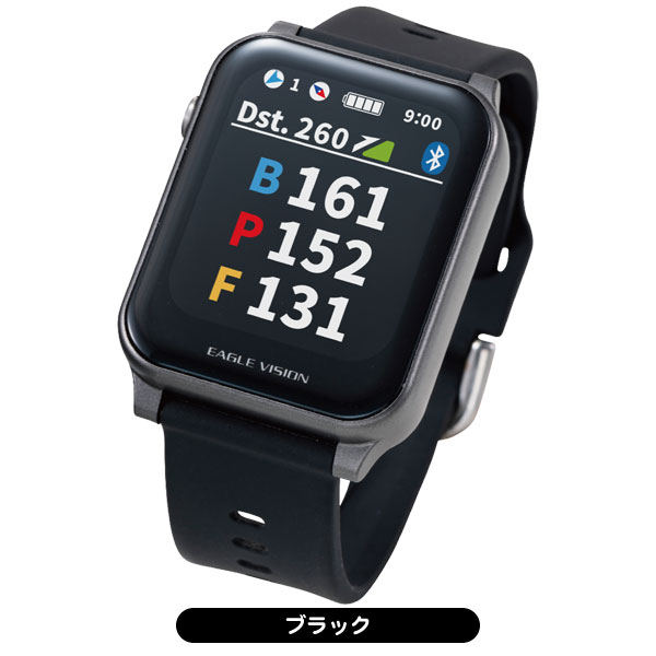 ゴルフナビ グリーンの起伏がひと目でわかるテクタイトの1.4インチ腕時計型GPS