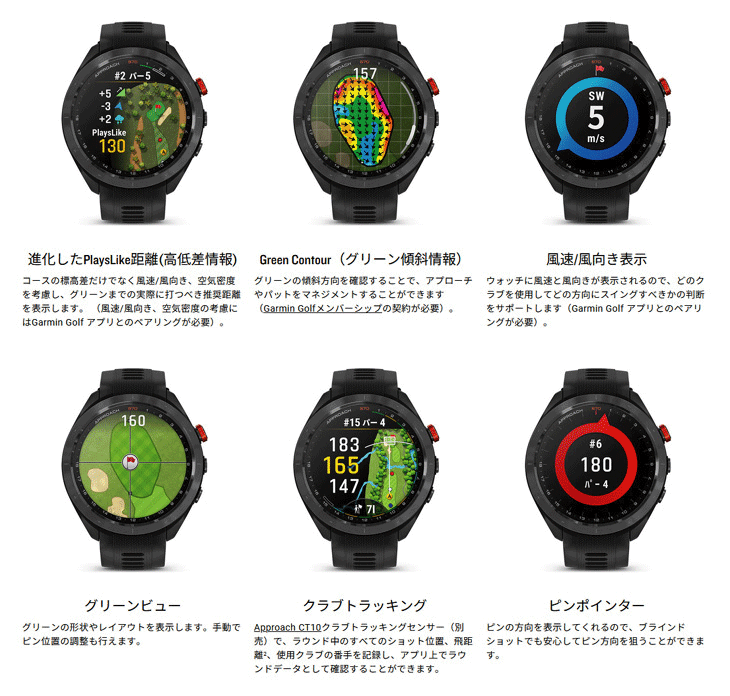 ガーミン GPSゴルフナビ アプローチ S70 (47mmモデル) | つるやゴルフ ガーミン GPSゴルフナビ アプローチ S70 (47mmモデル) | つるやゴルフ