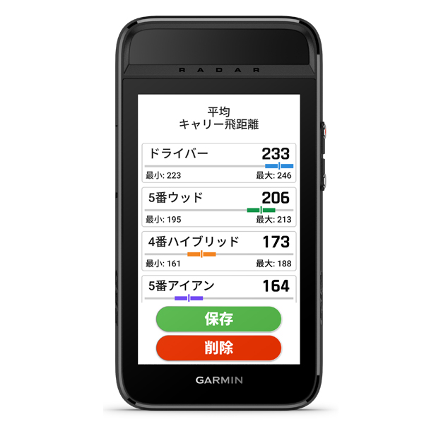 ガーミン アプローチ G82 弾道測定器 GPSゴルフナビ 2026年モデル